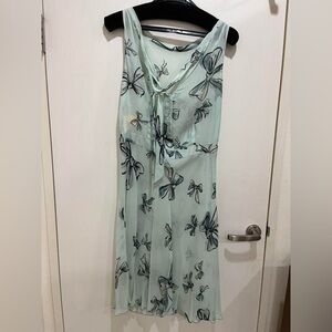 Moschino Cheap and Chic Ribbon Pattern Dress Size 6